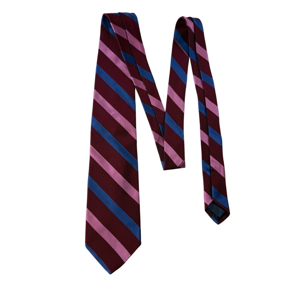 Brooks Brothers Makers &‎ Merchants Striped Silk Necktie Mens